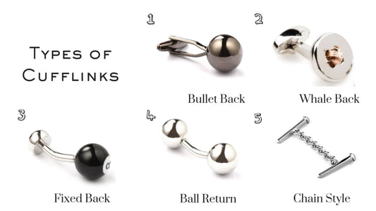 types of cufflinks