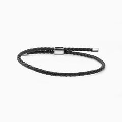 Danilo Leather Bracelet Black