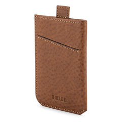 Alonzo Italian Leather Card Sleeve Brown