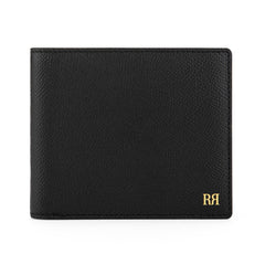 Serafino 8 Card Italian Leather Wallet Black