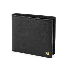 Serafino 8 Card Italian Leather Wallet Black