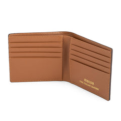 Serafino 8 Card Italian Leather Wallet Brown