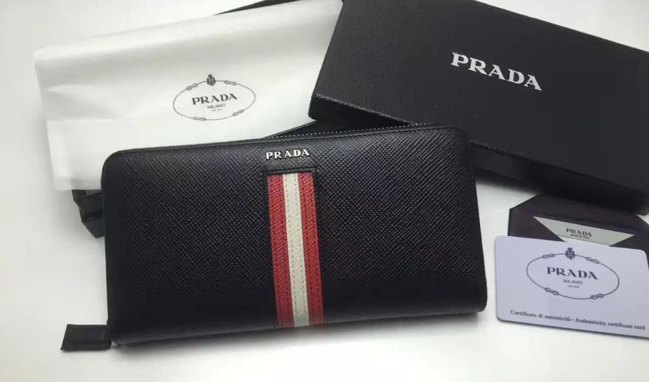 Prada Card Holder Wallets for Men
